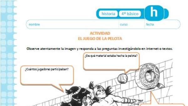 El juego de la pelota El juego de la pelota