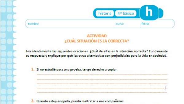 ¿Cuál situación es la correcta? ¿Cuál situación es la correcta?