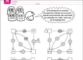 Adiciones y sustracciones de números decimales Adiciones y sustracciones de números decimales