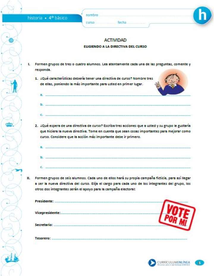 Elección de la directiva Elección de la directiva