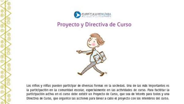 Proyecto y directiva de curso Proyecto y directiva de curso