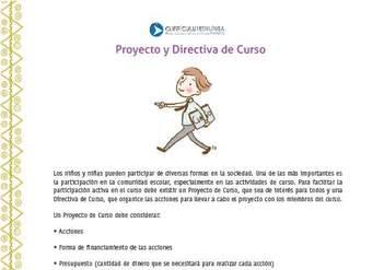 Proyecto y directiva de curso Proyecto y directiva de curso