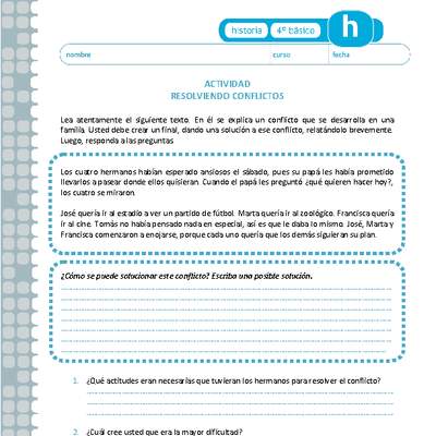 Resolviendo conflictos Resolviendo conflictos