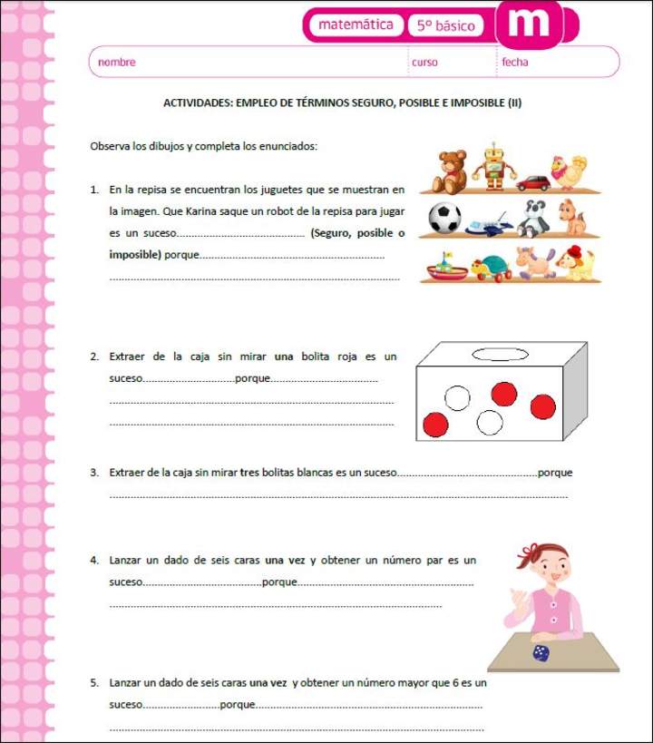 Empleo de términos seguro, posible e imposible (III) Empleo de términos seguro, posible e imposible (III)