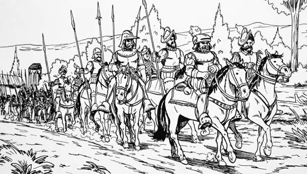 Hueste española Hueste española