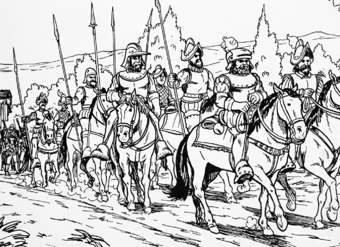 Hueste española Hueste española