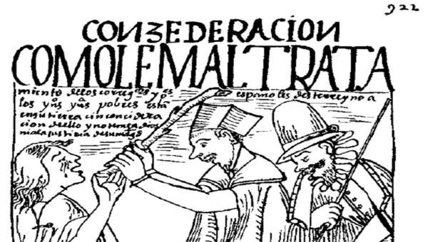 Maltrato a indígenas en la colonia Maltrato a indígenas en la colonia