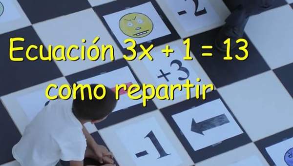Ecuación 3x - 1 = 13 como repartir Ecuación 3x - 1 = 13 como repartir