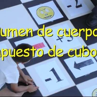 Volumen de un cuerpo compuesto de cubos Volumen de un cuerpo compuesto de cubos