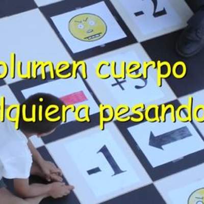 Volumen de un cuerpo cualquiera pesando Volumen de un cuerpo cualquiera pesando