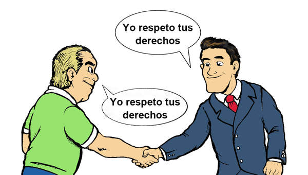 Respetar los derechos de las otras personas Respetar los derechos de las otras personas