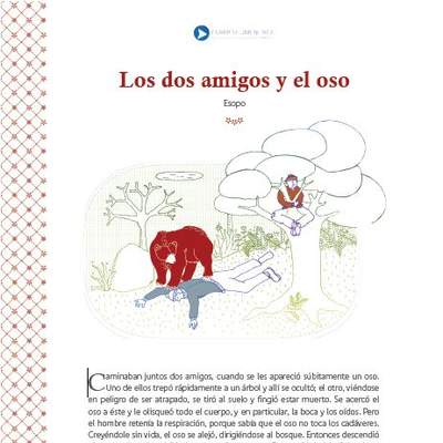 Los dos amigos y el oso Los dos amigos y el oso