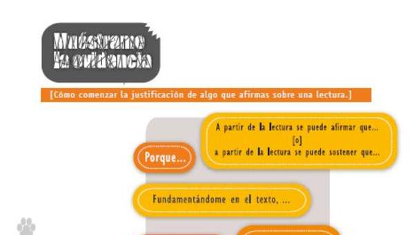 Muéstrame la evidencia Muéstrame la evidencia