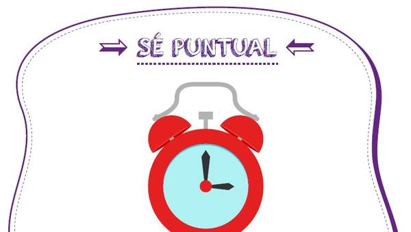 Sé puntual Sé puntual