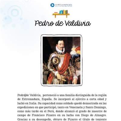 Pedro de Valdivia Pedro de Valdivia