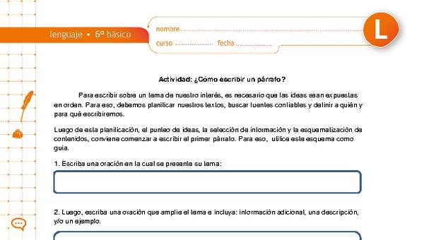 ¿Cómo escribir un párrafo? ¿Cómo escribir un párrafo?