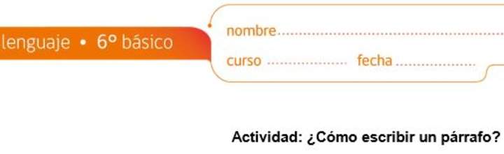 ¿Cómo escribir un párrafo? ¿Cómo escribir un párrafo?