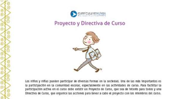 Proyecto y directiva de curso Proyecto y directiva de curso