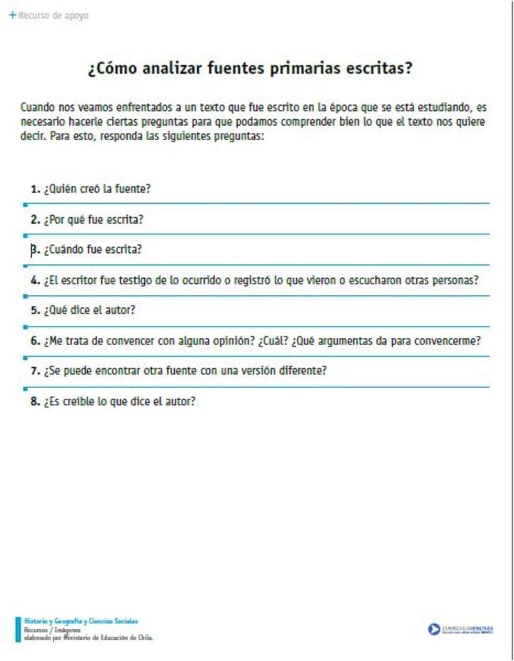 ¿Cómo analizar fuentes primarias escritas? ¿Cómo analizar fuentes primarias escritas?