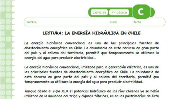 La energía hidráulica La energía hidráulica