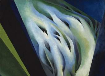 Azul y verde de Georgia O´keefe Azul y verde de Georgia O´keefe