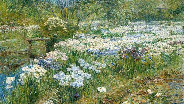 El jardín de agua de Childe Hassam El jardín de agua de Childe Hassam