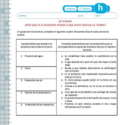 ¿Por qué la atmósfera ayuda a que haya vida en la Tierra? ¿Por qué la atmósfera ayuda a que haya vida en la Tierra?