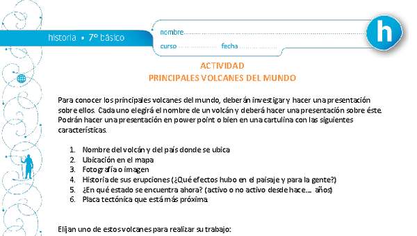 Principales volcanes del mundo Principales volcanes del mundo