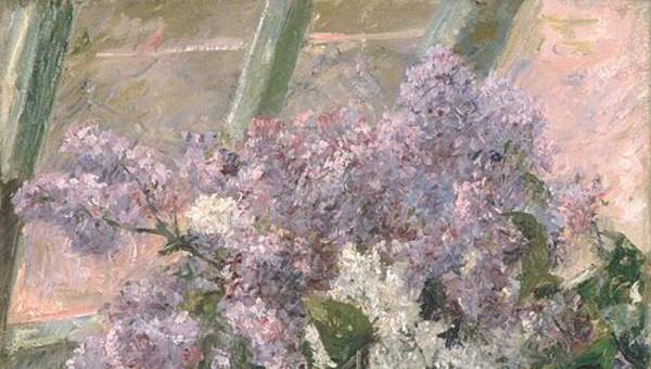 Lilas en la ventana de Mary Cassat Lilas en la ventana de Mary Cassat