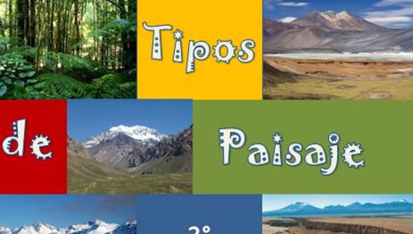 Tipos de paisajes Tipos de paisajes