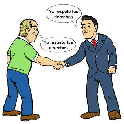 Respetar los derechos de las otras personas Respetar los derechos de las otras personas