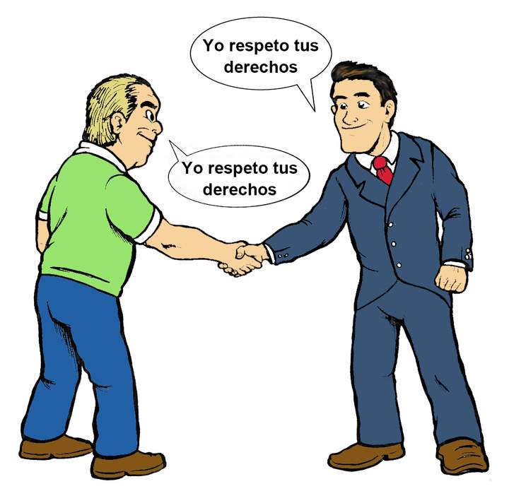 Respetar los derechos de las otras personas Respetar los derechos de las otras personas