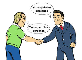 Respetar los derechos de las otras personas Respetar los derechos de las otras personas