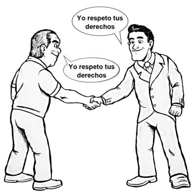 Respetar los derechos de las otras personas Respetar los derechos de las otras personas