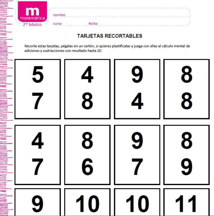 Tarjetas recortables (II) Tarjetas recortables (II)