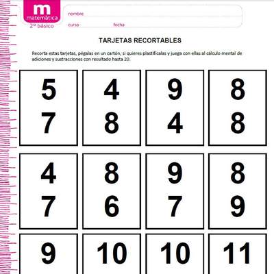 Tarjetas recortables (II) Tarjetas recortables (II)