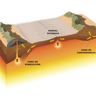 Movimiento de las placas rotulado Movimiento de las placas rotulado