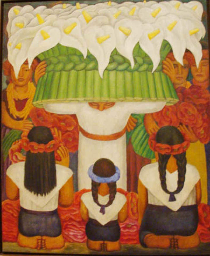Vendedora de flores de Diego Rivera Vendedora de flores de Diego Rivera
