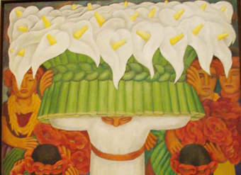 Vendedora de flores de Diego Rivera Vendedora de flores de Diego Rivera
