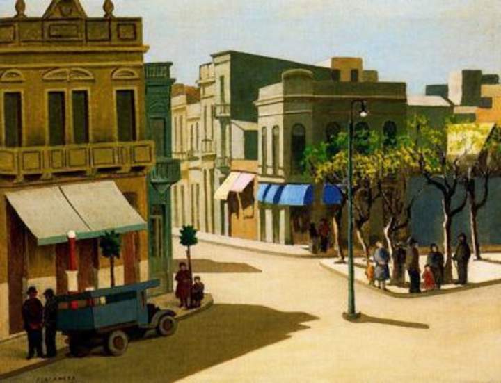 Paisaje de Fortunato Lacámera Paisaje de Fortunato Lacámera