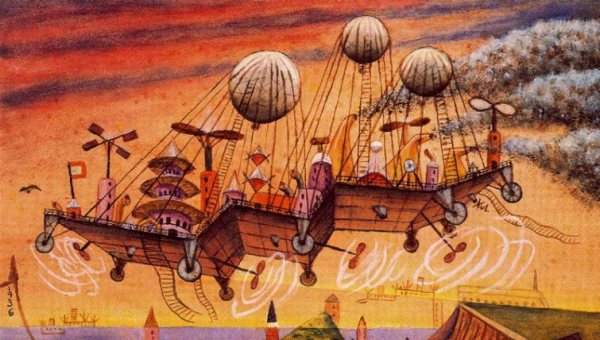 Paisaje de Xul Solar Paisaje de Xul Solar