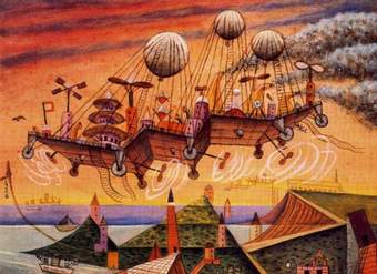 Paisaje de Xul Solar Paisaje de Xul Solar