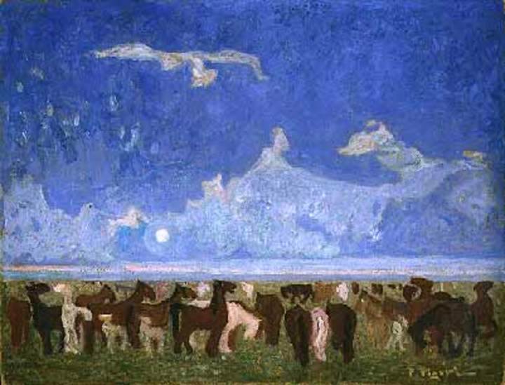 Potros en la pampa de Pedro Figari Potros en la pampa de Pedro Figari