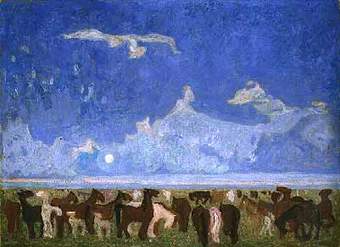 Potros en la pampa de Pedro Figari Potros en la pampa de Pedro Figari