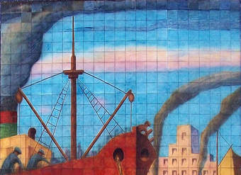 Regreso de la pesca de Martín Quinquela Regreso de la pesca de Martín Quinquela