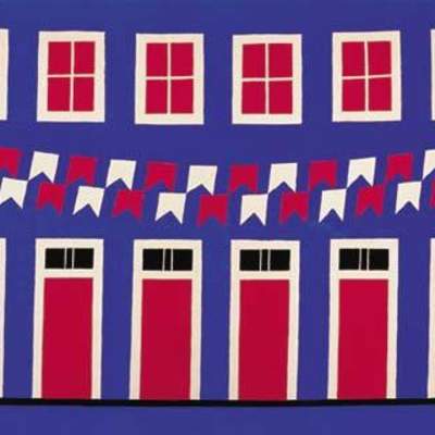 Paisaje de Alfredo Volpi Paisaje de Alfredo Volpi