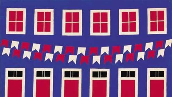 Paisaje de Alfredo Volpi Paisaje de Alfredo Volpi