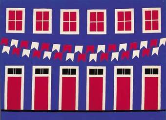 Paisaje de Alfredo Volpi Paisaje de Alfredo Volpi