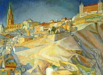 Paisaje de Toledo de Diego Rivera Paisaje de Toledo de Diego Rivera