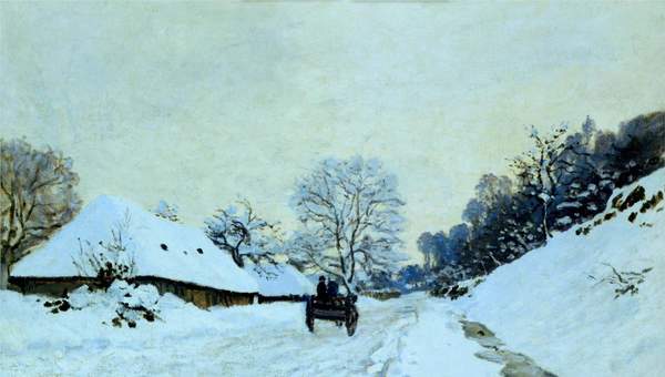 Carro en la nieve Carro en la nieve